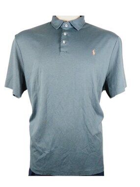 Polo Ralph Lauren Men's Pastel Gray Classic Fit Short Sleeve Polo Shirt Size XXL